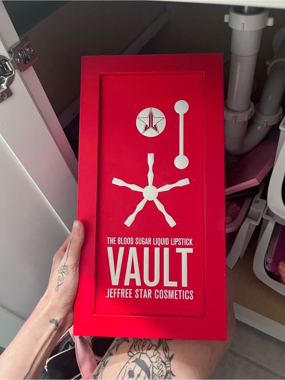 Box only! Jeffree Star Red Vault Decorative box